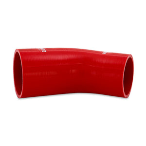 Mishimoto Silicone Reducer Coupler 45 Degree 3in to 3.25in - Red