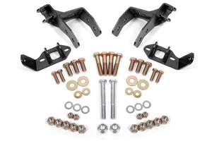 BMR 78-87 G-Body Coilover Conversion Kit Rear Non-adj Shock Mount w/o CAB - Black Hammertone