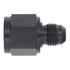 DeatschWerks 8AN Female Flare to 6AN Male Flare Reducer - Anodized Matte Black