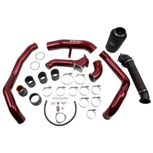 Wehrli 01-04 Chevrolet 6.6L LB7 Duramax High Flow Intake Bundle Kit - Bengal Red