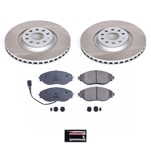 Power Stop 18-21 Volkswagen Tiguan Front Semi-Coated Rotor Kit