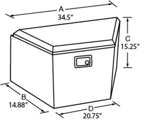 Lund Universal Challenger Specialty Tool Box - Brite