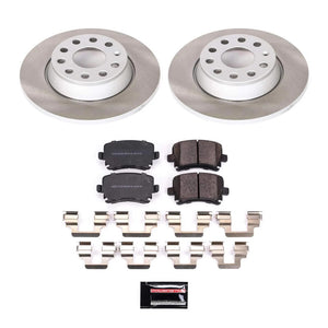 Power Stop 2011 Volkswagen Tiguan Rear Semi-Coated Rotor Kit