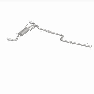 MagnaFlow 10-12 Mazda 3 L4 2.5L Hatchback Split Rear Exit Stainless Cat Back Performance Exhaust