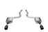 Corsa 2024 rd MustangGT Touring Axle-Back Ex.Sys 3.0in Dual Rear Exit w/4.5in Blk PVD StraightCutTip
