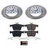 Power Stop 18-22 Volkswagen Tiguan Rear Semi-Coated Rotor Kit