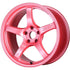 Gram Lights 57CR 15x8.0 +35 4-100 Sakura Pink Wheel (Special Order No Cancel)