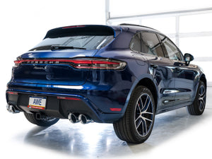 AWE Tuning 19-21 Porsche Macan 3.0T/2.9TT Touring Edition Catback Exhaust w/ Chrome Silver Tips