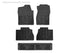 WT Rubber Mats - Rear - Blk