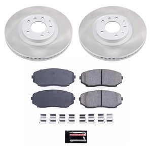 Power Stop 07-15 Mazda CX-9 Front Semi-Coated Rotor Kit