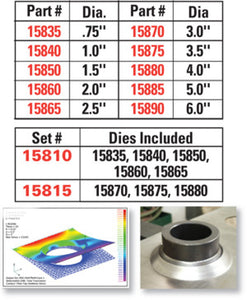 SPC Performance 2.5in. FLARED HOLE DIE