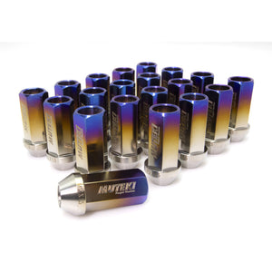 Wheel Mate Muteki Open End Lug Nuts Burned Titanium 12x1.50 - Set of 20