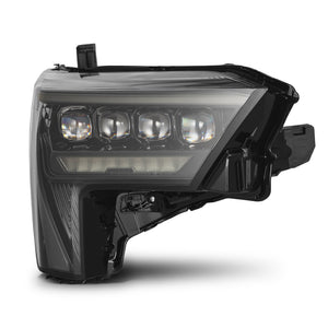 AlphaRex 22-23 Toyota Tundra NOVA-Series Headlights Alpha-Blk w/White DRL - Req 810029 OR 810030