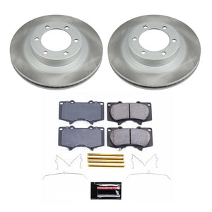 Power Stop 03-09 Toyota 4Runner Front Semi-Coated Rotor Kit