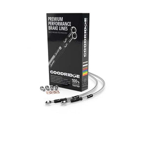 Goodridge 95-96 Yamaha SR125 Clear Front SS Brake Lines