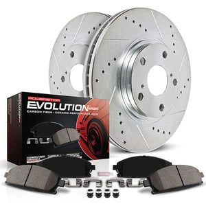 Power Stop 19 Cadillac CTS Rear Z23 Evolution Brake Kit