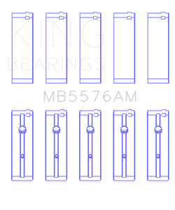 King Engine Bearings Ford J4B/J4C (Size +0.25mm) Main Bearing Set