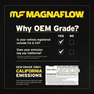 Magnaflow 14-15 Chevrolet Silverado 1500 Underbody 4.3L / 5.3L Direct-Fit Catalytic Converter