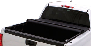 Lund 99-07 Ford F250/F350/F450 Super Duty (8ft bed) Genesis Roll Up Tonneau Cover - Black