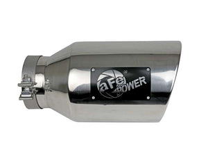 aFe Power Universal 5in Inlet 8in Outet MACH Force-XP Clamp-On Exhaust Tip - Polished