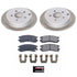Power Stop 02-04 Pontiac Montana Rear Semi-Coated Rotor Kit