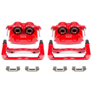 Power Stop 98-02 Chevrolet Camaro Front Red Calipers w/Brackets - Pair