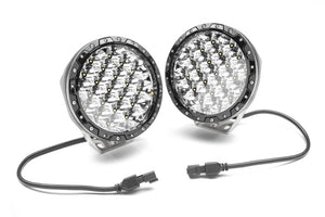 Rugged Ridge Universal 7in. Round LED Driving Light - Pair