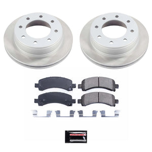 Power Stop 07-20 GMC Savana 3500 Rear Semi-Coated Rotor Kit