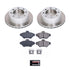 Power Stop 94-98 Ford Mustang Front Semi-Coated Rotor Kit