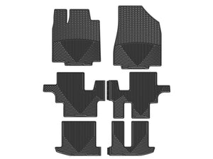 WT Rubber Mats - Front - Blk