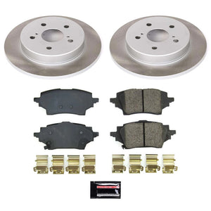 Power Stop 18-19 Toyota C-HR Rear Semi-Coated Rotor Kit