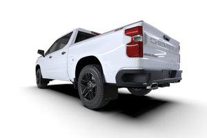 Rally Armor 19-24 Gen 4 Chevy Silverado 1500 Black UR Mud Flap White Logo