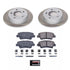 Power Stop 14-16 Kia Soul Rear Semi-Coated Rotor Kit