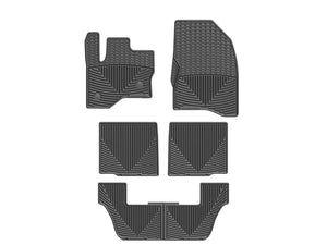 WT Rubber Mats - Rear - Blk