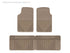 WT Rubber Mats - Rear - Tan