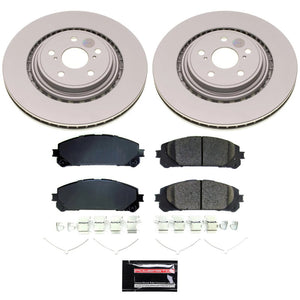 Power Stop 20-22 Toyota Highlander Front Z17 Coated Brake Kit