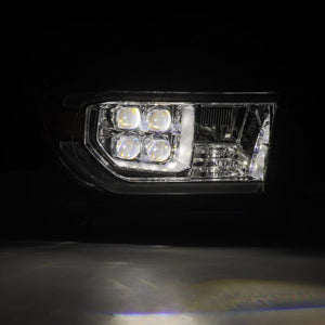 AlphaRex 07-13 Toyota Tundra / 08-17 Sequoia NOVA LED Proj HL Chrome w/Actv Light Seq. Sig + DRL