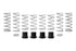 Eibach 11-14 Polaris RZR Pro-UTV - Stage 3 Performance Spring System (Set Of 8 Springs)