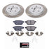 Power Stop 12-15 Toyota Prius Plug-In Rear Semi-Coated Rotor Kit