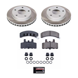 Power Stop 94-99 Dodge Ram 1500 Front Semi-Coated Rotor Kit