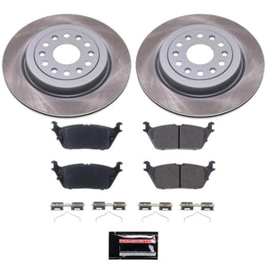 Power Stop 19-23 Ram 1500 Rear Semi-Coated Rotor Kit