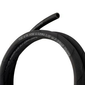 Mishimoto Push Lock Hose, Black, -4AN, 240in Length