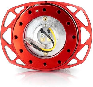 NRG Quick Release Kit Gen 257 - Red Body / Red Cutout Ring