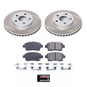 Power Stop 04-09 Toyota Prius Front Semi-Coated Rotor Kit