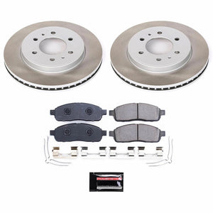 Power Stop 2009 Ford F-150 Front Semi-Coated Rotor Kit