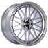 BBS LM 18x10 5x114.3 ET25 Diamond Silver Center Diamond Cut Lip Wheel - 82mm PFS Required