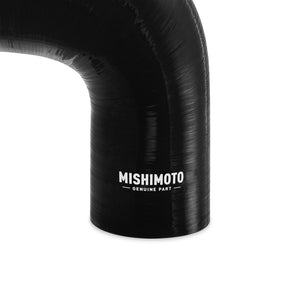 Mishimoto Silicone Reducer Coupler 90 Degree 2.5in to 4in - Black