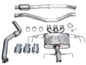 AWE Tuning 2024 Acura Integra Type S DE5 FWD Track Edition Exhaust w/ Triple Chrome Silver Tips