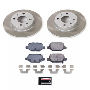 Power Stop 12-19 Fiat 500 Rear Semi-Coated Rotor Kit