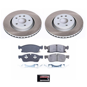 Power Stop 2022 Jeep Grand Cherokee WK Front Semi-Coated Rotor Kit